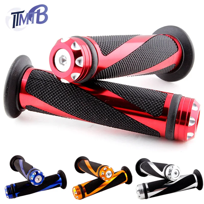 

Мотоциклетные ручки ITMTB из алюминиевого сплава, ручка для электрического скутера, мопеда, резиновая ручка для велосипеда, модифицированные аксессуары для дроссельной заслонки