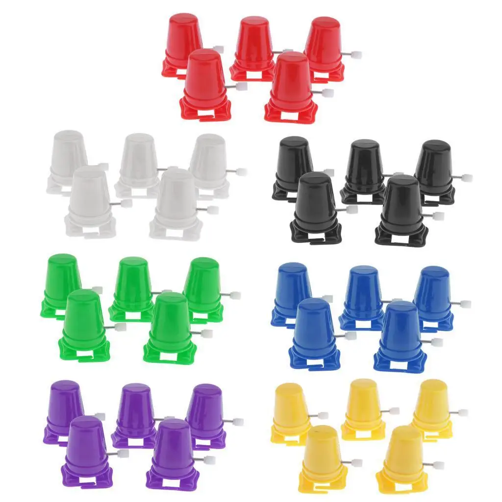 

5x Handmade Wind-Clay DIY Toy Wind Up Clockwork