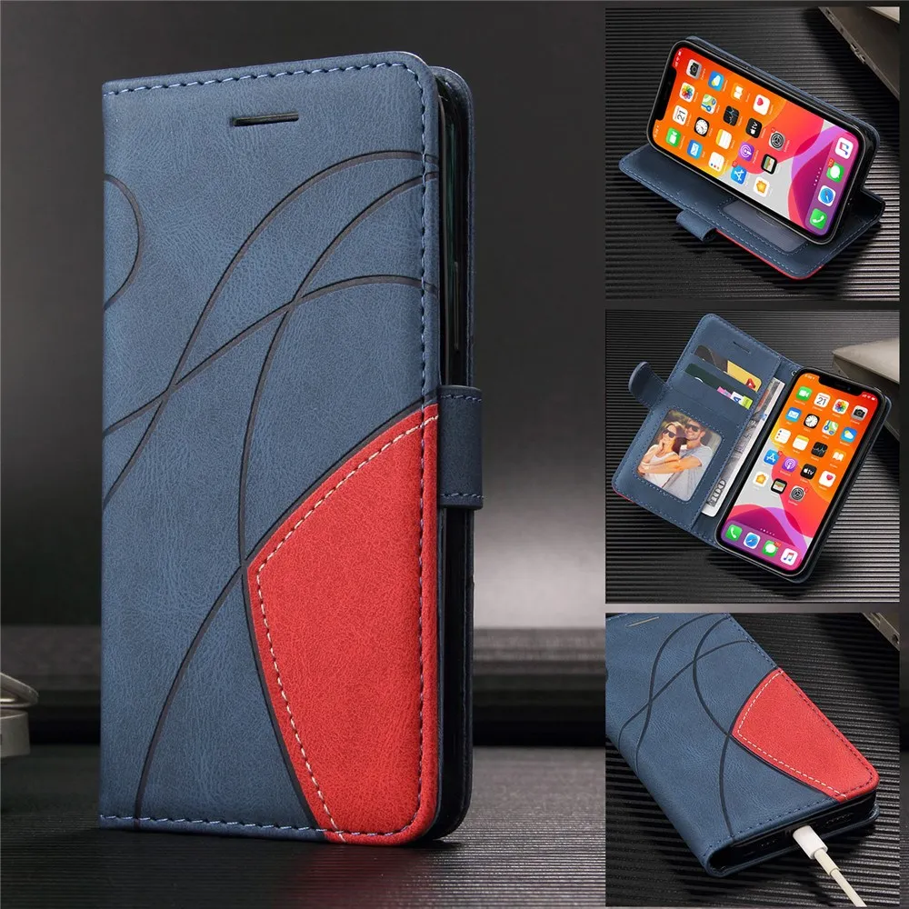 For iPhone 13 Pro Max Case Leather Flip Cover iPhone 13 Pro Phone Case For Apple/iPhone 12 Mini 14 11 8 7 6 6s Plus 5 5s Case