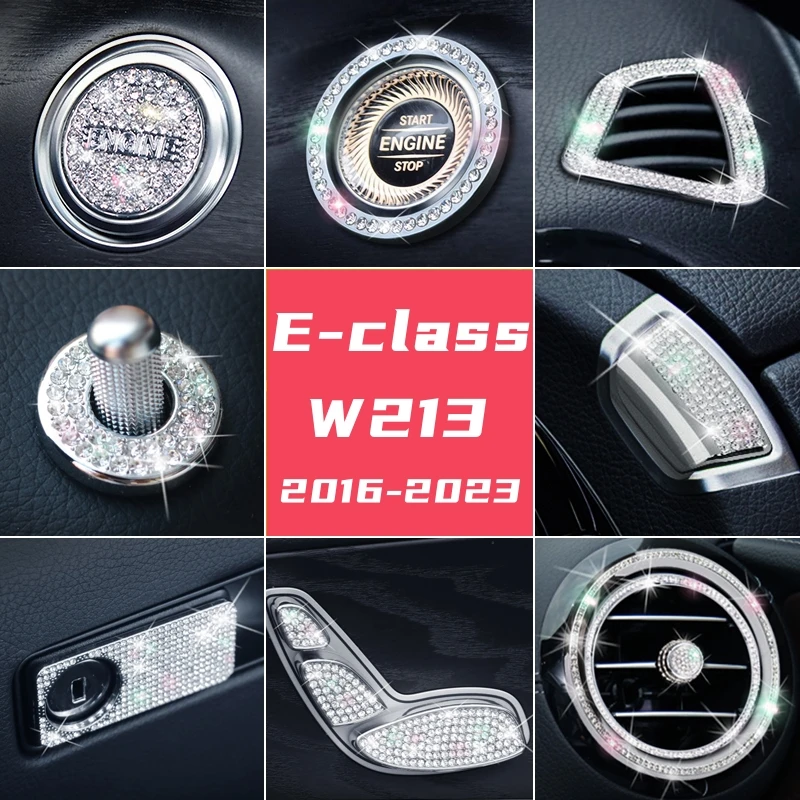 

For Mercedes-Benz W213 Refitted Vehicle E200L E260L E300L Series Automotive Interior Renovation Diamond Complete Set Decoration