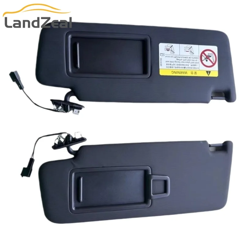 

5GG857551 Автомобильный солнцезащитный козырек с зеркалом для макияжа, черный/серый, со стороны водителя/пасажира для VW Golf 7 SportsVan Jetta MK7 T-Cross Passat B8