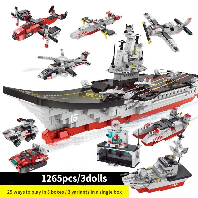 Совместим с конструктором Lego переносчик летательных аппаратов Детская