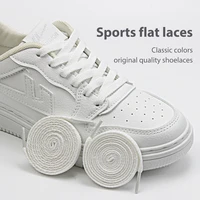 flat shoe laces athletic string no elasticity shoelaces of sport white leisure women man sneaker lace shoelaces accessories
