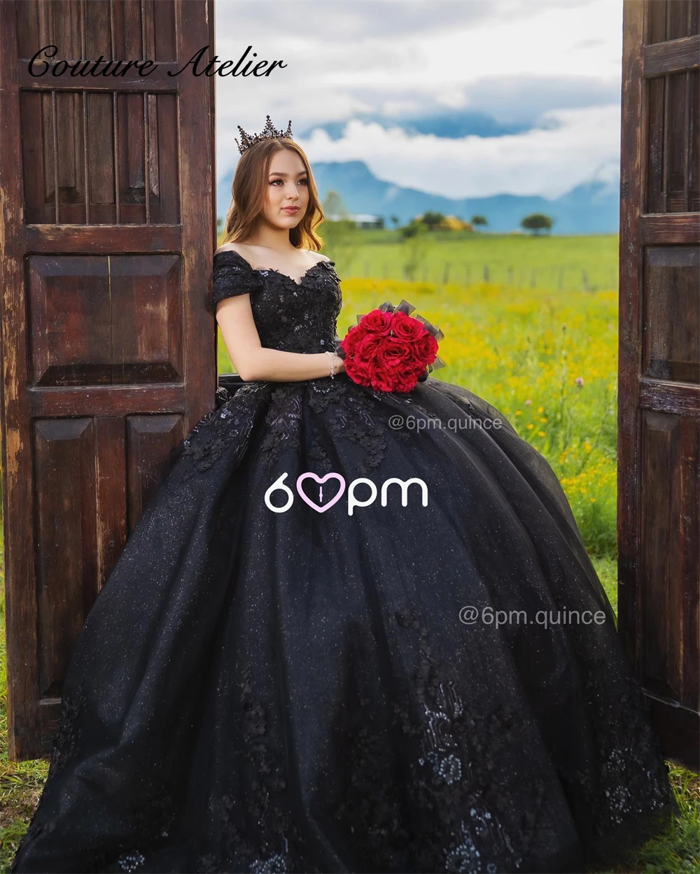 

Unique Black Lace Appliques Off The Shoulder 15 Dress Quinceanera 2023 Ball Gown Quince Dresses Corset Princess Formal Occasion