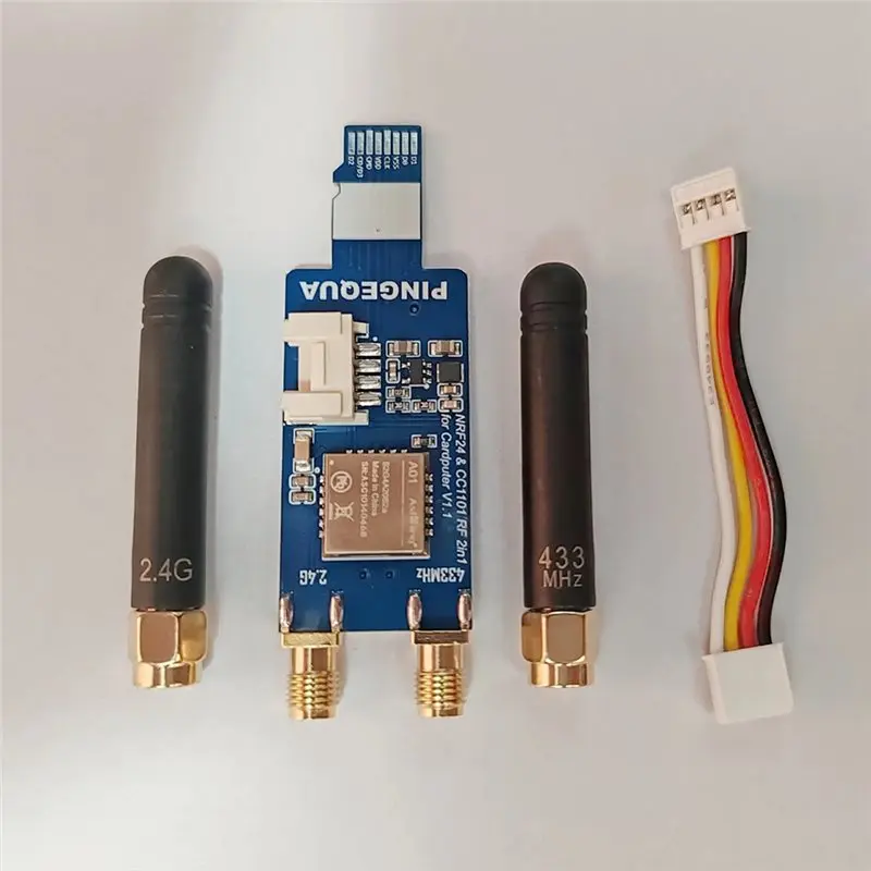Фото CJSD-Новинка для M5stack Cardputer V1.1: Беспроводной модуль 3-в-1 CC1101 + NRF24L01 с слотом для карты MicroSD №3