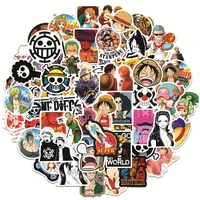 1050pcs japanese anime one piece luffy nami sticker school student diary birthday party gifthand ledger stationery mobile