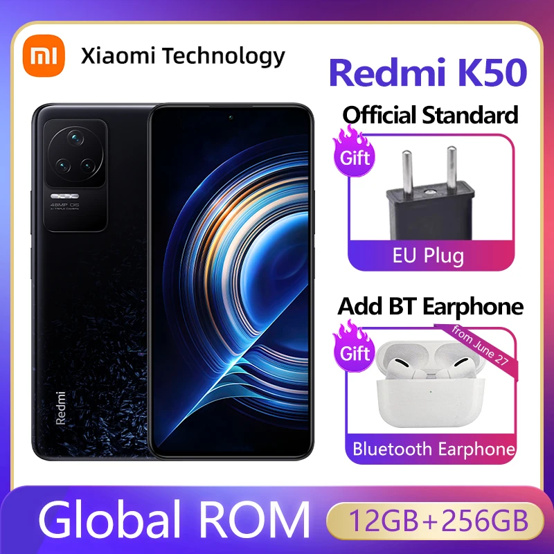 

67W Fast Charge Xiaomi Mi Redmi K50 K60 POCO F4 F5 Smartphone 48MP Camera Dimensity AMOLED 120HZ 5500mAh RAM 12GB + ROM 256GB