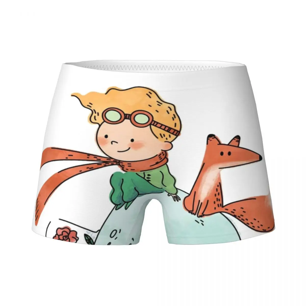 

The Little Prince Children's Girls Underwear Kids Pretty Boxers Shorts Cotton Teenage Panties Le Petit Fox Underpants For 4-15Y
