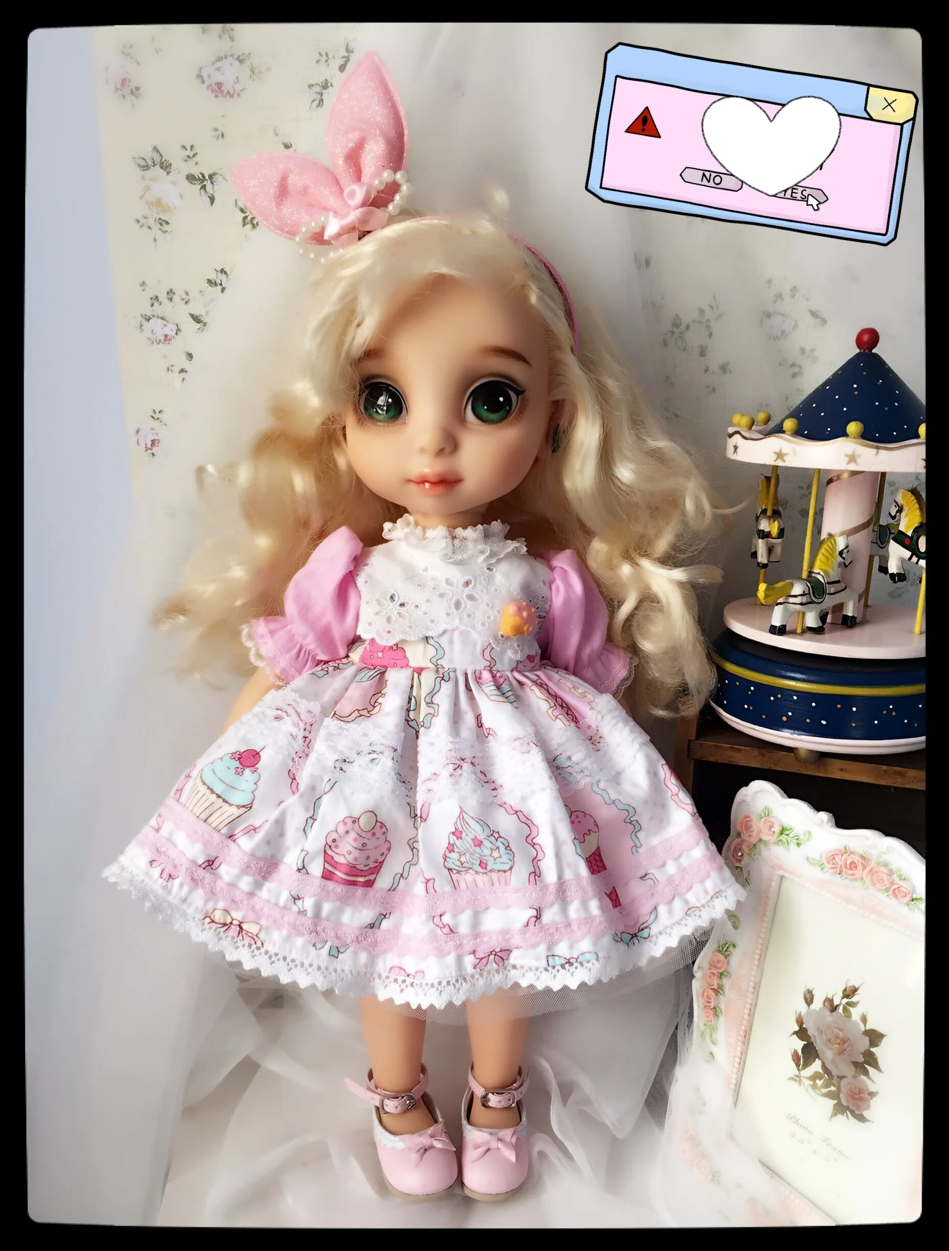

Blythe 、1/6 30cm Bjd doll Cake pattern skirt dress (Fit for Pullip,Ob24,,Azone,Licca,ICY, JerryB, 1/6 Doll Accessories）