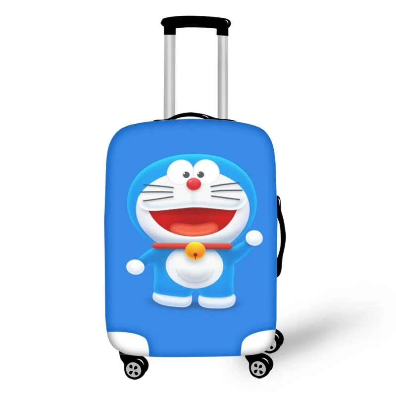 2023 Fashion Doraemon Manga Anime Print Luggage Protective Dust Covers Elastic Waterproof 18-32inch Suitcase Travel Accessories