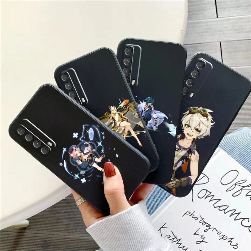 

Genshin Impact Project Game Phone Case For Huawei Honor 7A 7X 8 8X 8C 9 V9 9A 9X 9 Lite 9X Lite Soft Back Funda Coque