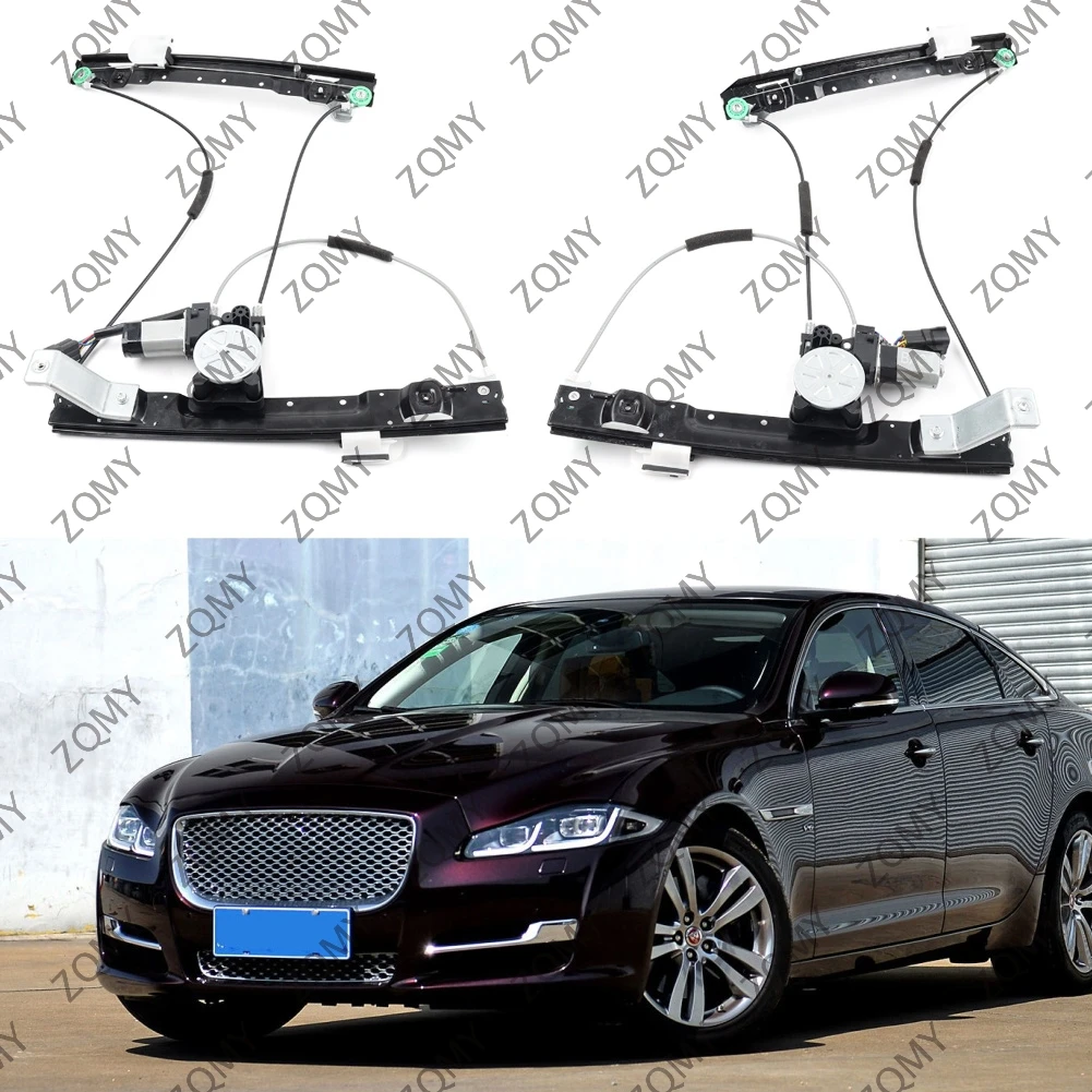 2 шт. автомобильный регулятор заднего стекла в сборе для Jaguar XJ 2010 2011 2012 2013 2014 2015 2016