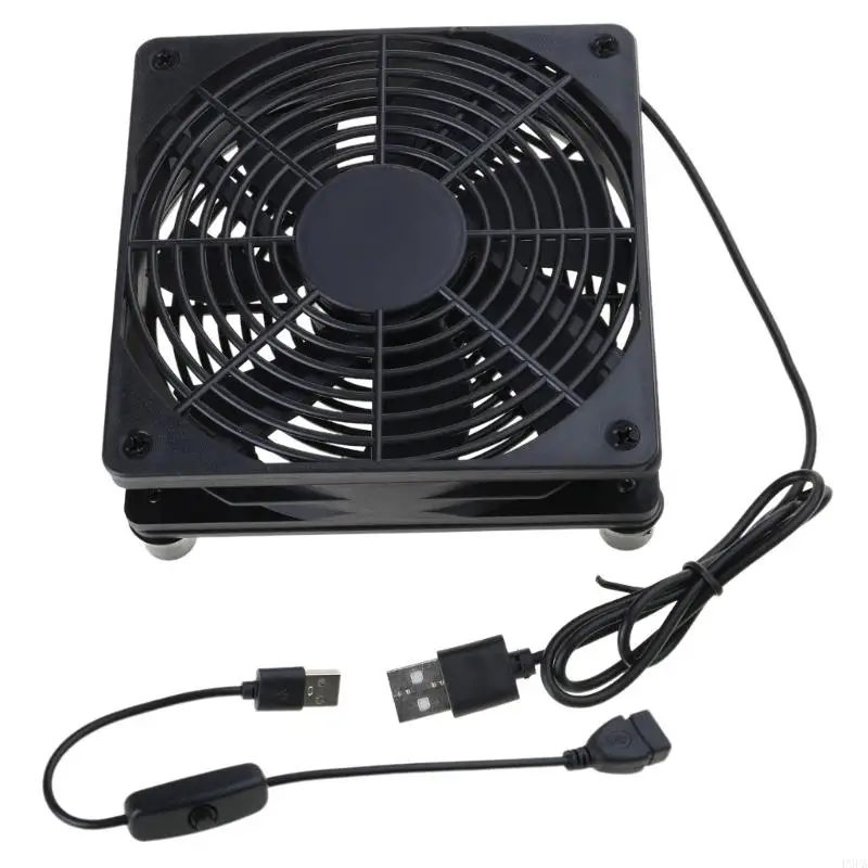 Фото P9FA Compact DC5V 120 мм USB -охлаждающий вентилятор для модема маршрутизатора DVR Box №4