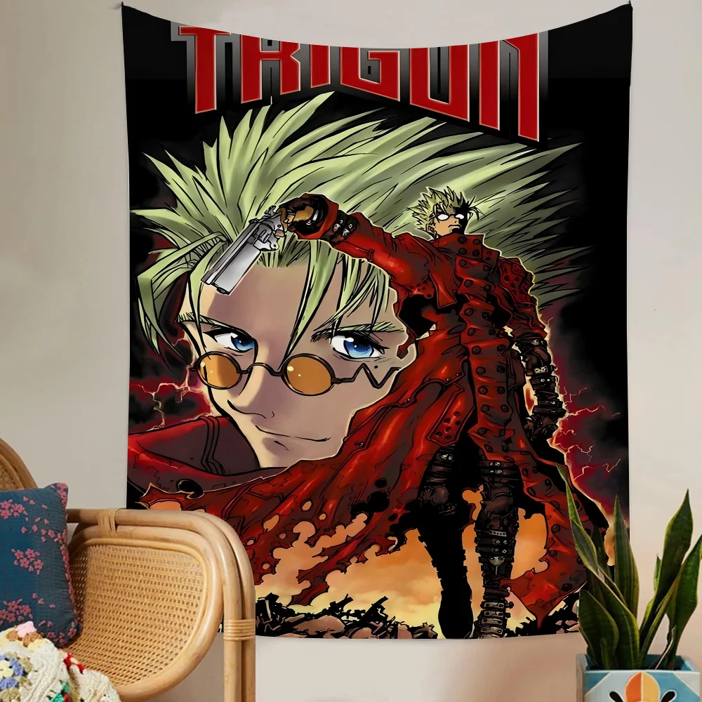 Аниме Trigun висит богемный гобелен дешевый хиппи настенный Мандала домашний декор