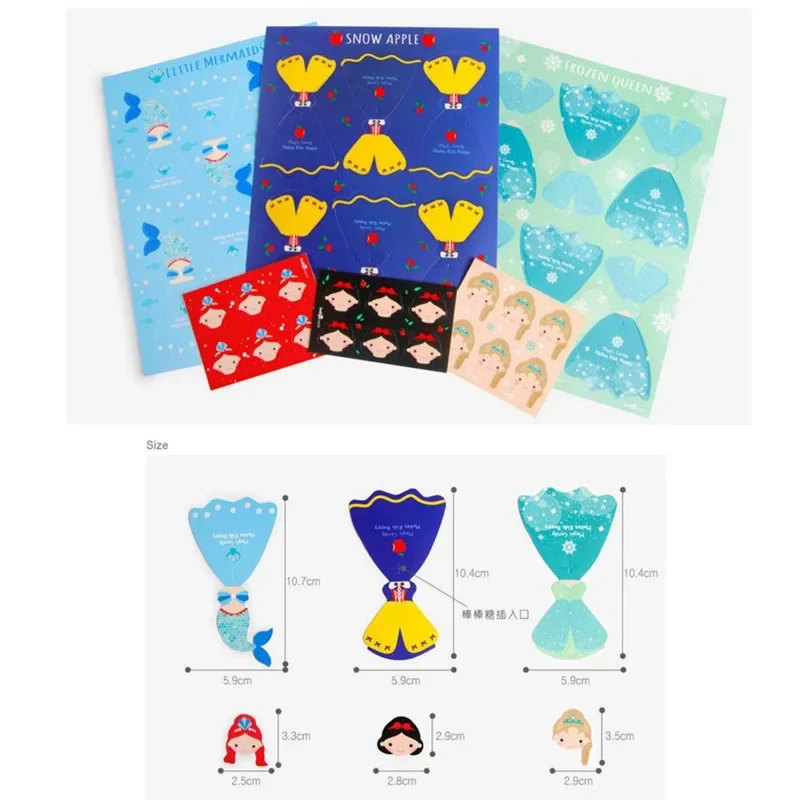 Disney принцесса конфеты Русалка сувениры на день рождения украшение для детского