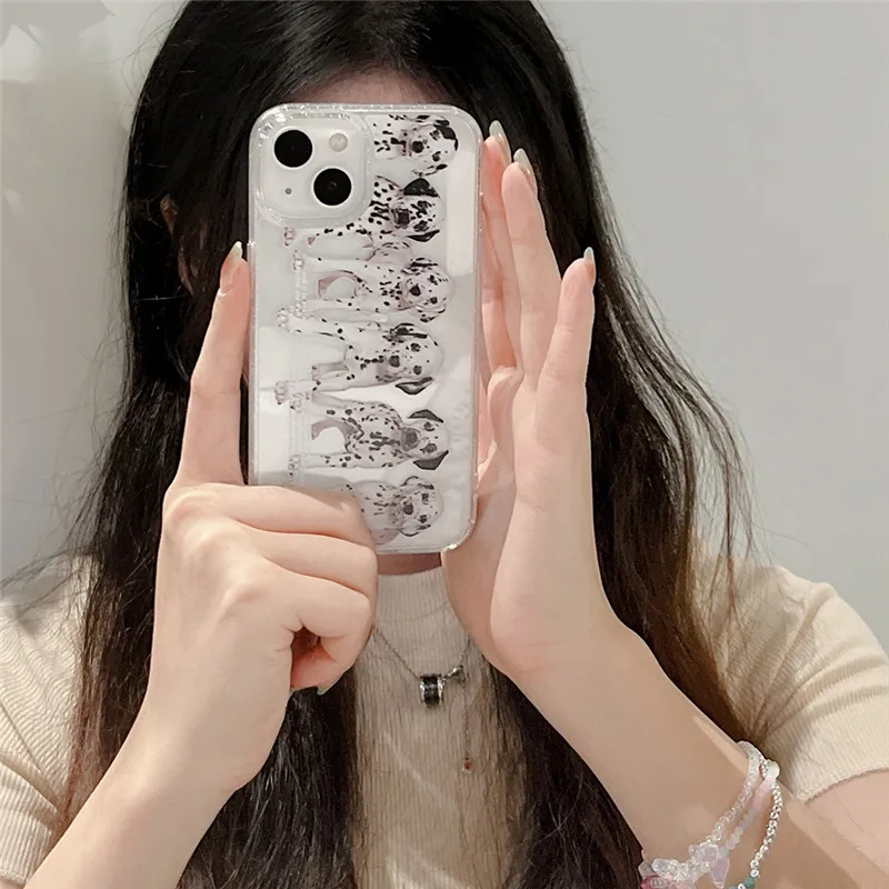 Фото Модный прозрачный чехол для iPhone 11 12 13 14 Pro Max 14 Pro 13Pro №2