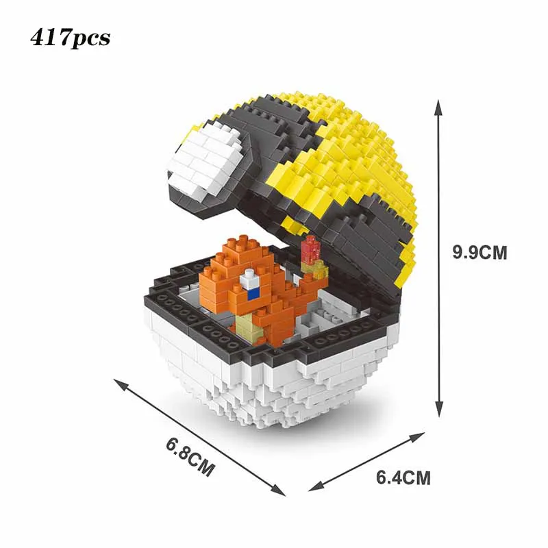 Куклы Cubone из мультфильма Аниме Пикачу модель куклы Psyduck кирпичи для детей подарки