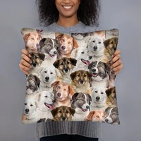 a bunch of aidiesakitas pillow case 3d printed decorative pillowcases throw pillow cover zipper pillow cases love dog gift