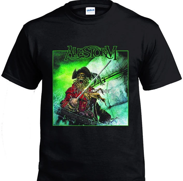 

Alestorm Band Captain Morgan'S Revenge Black Men T Shirt Size S 2Xl Men Cotton T Shirt Anime T Shirt
