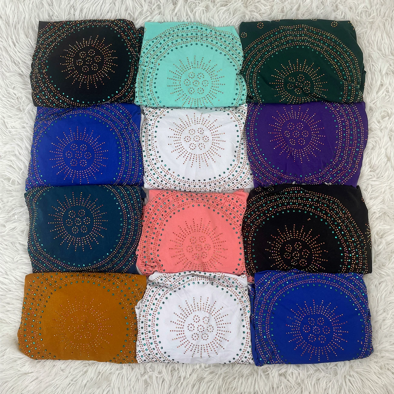 12 шт./Дюжина мусульманские шарфы для девочек и детей