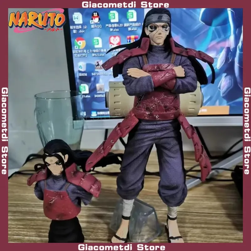 

About 27cm Naruto Figures Uchiha Madara Figure Anime Senju Hashirama Action Figurine Model PVC Statue Doll Collection Toys Gift