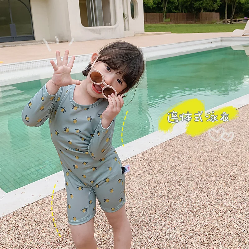 

Children's Cartoon One-piece Swimsuit 2022 New Boys Girls Swimwear Kids Swimwear Girls Printing