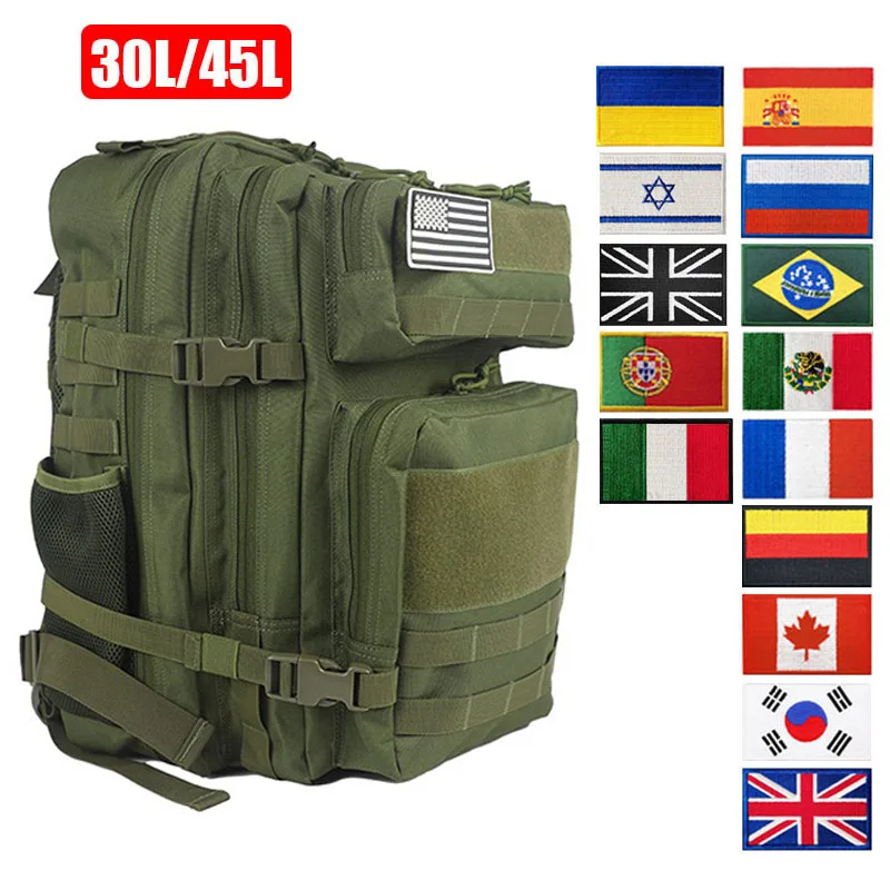 

25L/45L 3P Tactical Backpack for Men Women Pink Outdoor Camping Hunting Accessories Military Army Molle Rucksacks Assault Bag