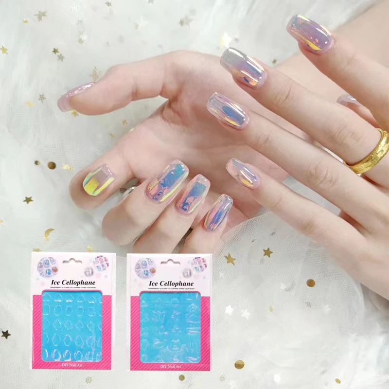 

1 лист, голографическая наклейка для ногтей