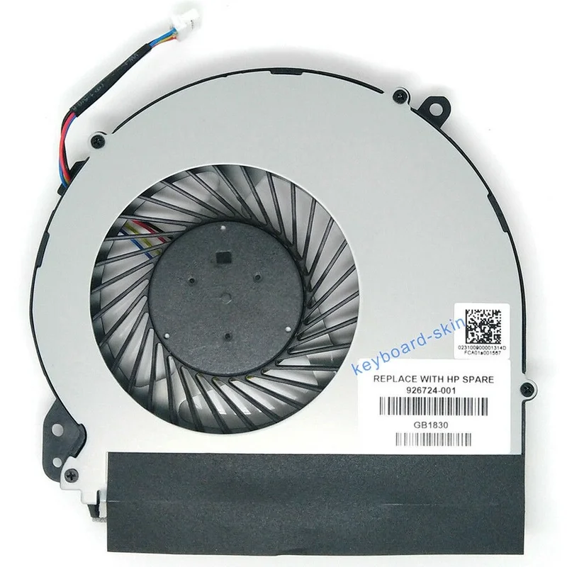 Новый охлаждающий вентилятор для процессора ноутбука HP 17-X 17-Y 17-BS (Is Not 17-B) 17-X 17-X000 17-X011DS 17-x116dx 926724-001