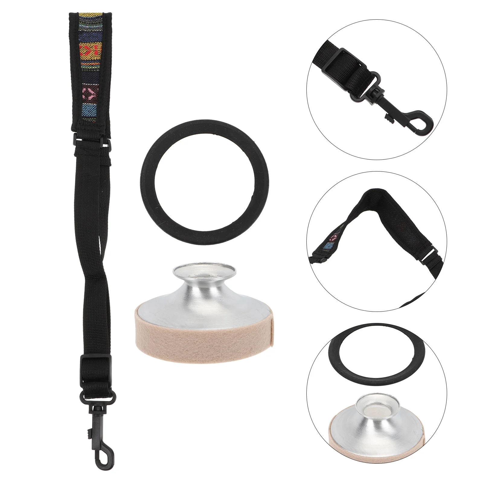 

1 Set Alto Sax Silencer Ring Practical Mute Creative Saxophone Accessories
