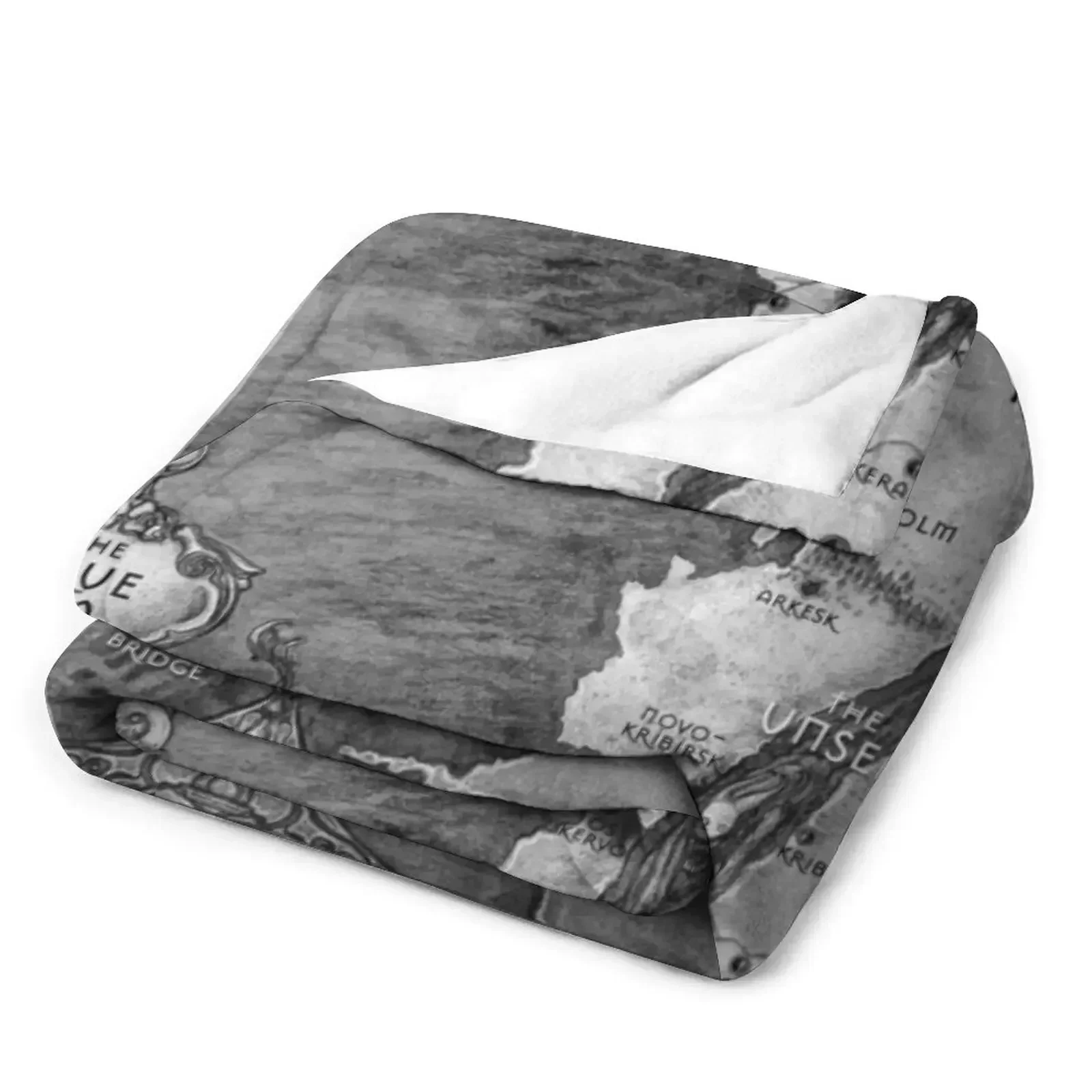 Одеяло с картой трилогии Grisha пляжное самое мягкое одеяло для дивана