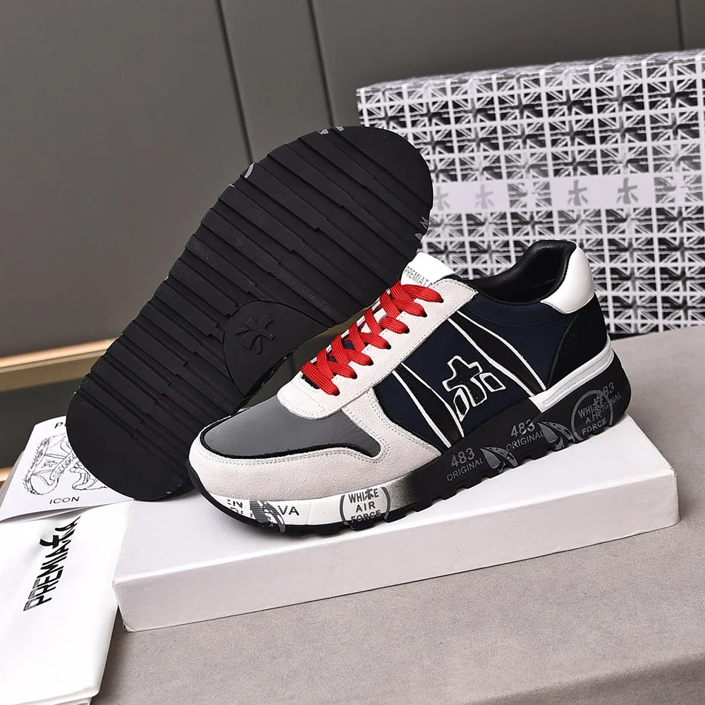 PREMIATA/мужская легкая роскошная замшевая дышащая классическая спортивная обувь в