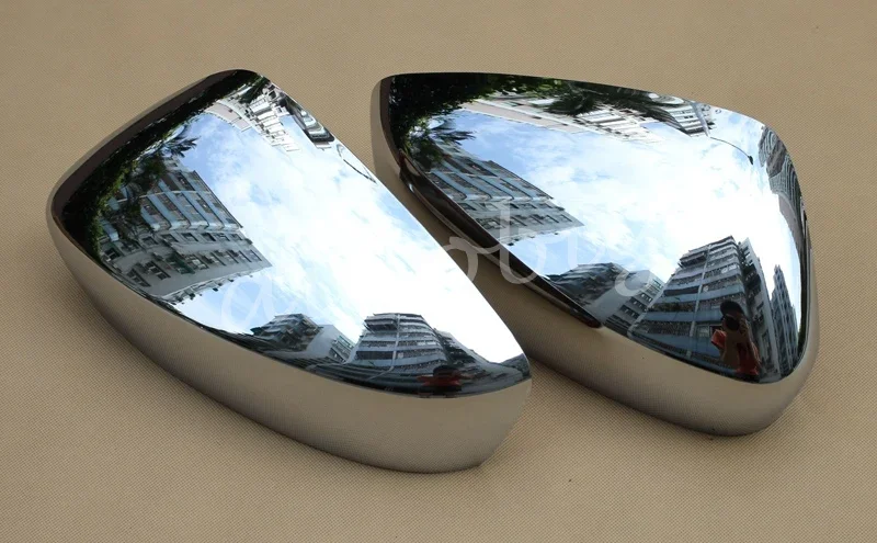 (Комплект из 2) хромированный чехол для бокового зеркала Задняя отделка Mazda2 Mazda3 DJ