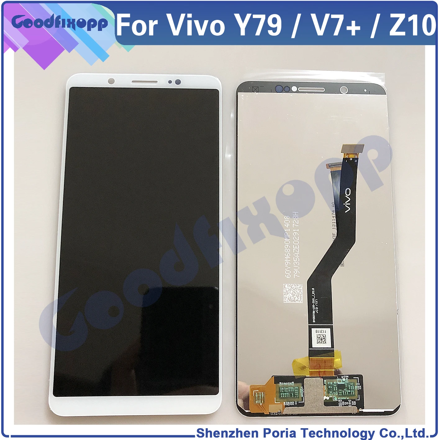 5 99 inch for vivo y79 v7 v7 plus z10 v7plus phone screen lcd display touch screen digitizer assembly free global shipping