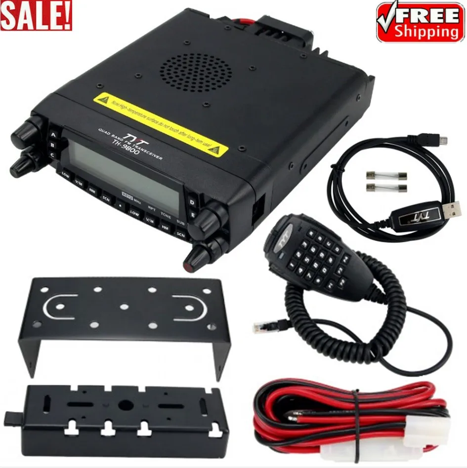 

Последняя версия TYT TH-9800 50W Quad Band 29/50/144/430MHz, мобильный двухсторонний радиоприемник