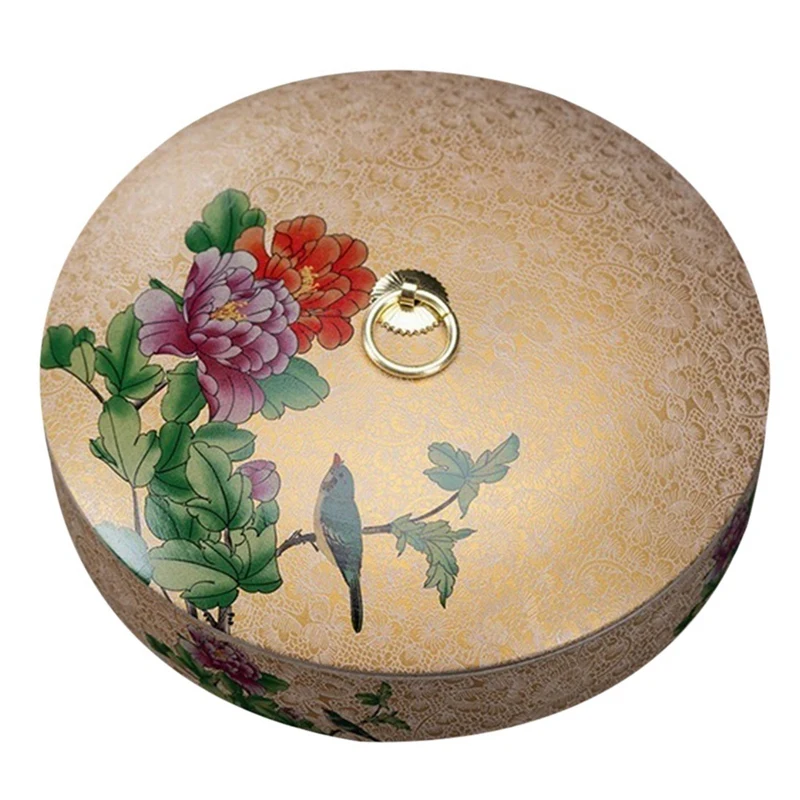

Chinese Ceramic Tea Caddy Large Pu'er Tea Cake Household Stoneware Airtight Jar Moisture-Proof Tea Can Tea Container
