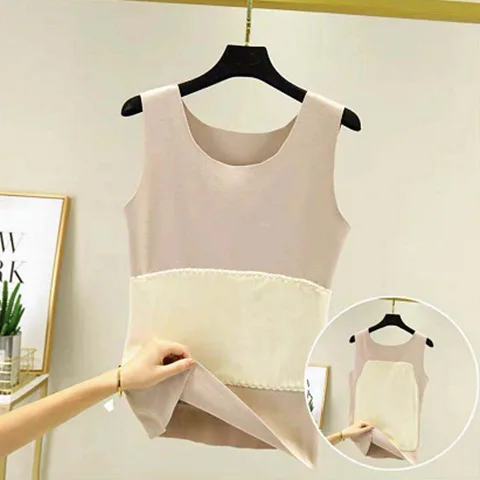 Seamless Women Autumn Winter Thermal Vest Tops Soft Ladies Thicker Velvet Underwear Warm  Bottoming Undershirt Thermo Lingerie