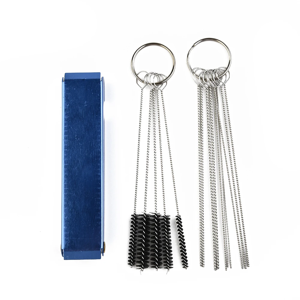 

18pcs Motorcycle ATV Carburetor Cleaning Brush Dirt Jet Remove Tool Kit To Remove All Tiny Dust From Nozzles Carburetor Passages