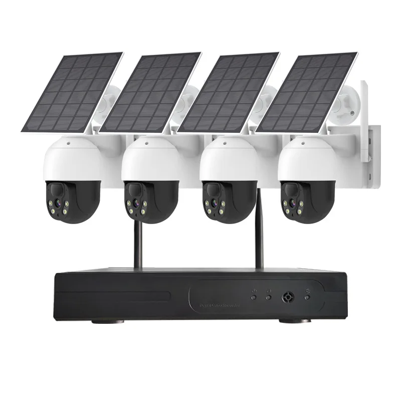 Wireless 4-set 2k 4mp Qhd Cctv Camera Kit With Nvr