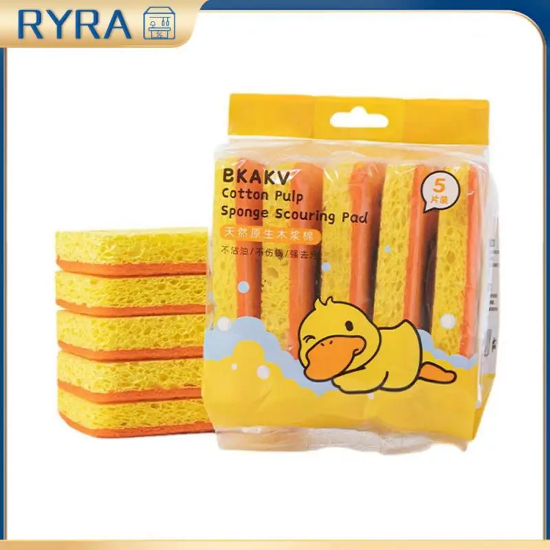 

Мультяшная портативная салфетка для мытья посуды, творческая губка, салфетка для мытья посуды, кухонные инструменты, 5 шт., бытовые, масляные...
