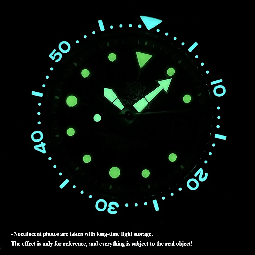 New Color SD1975 STEELDIVE Tuna Men's Classic Watch Super Luminous Ceramic Bezel 300M Waterproof 316L Case NH35 Dive Wristwatch