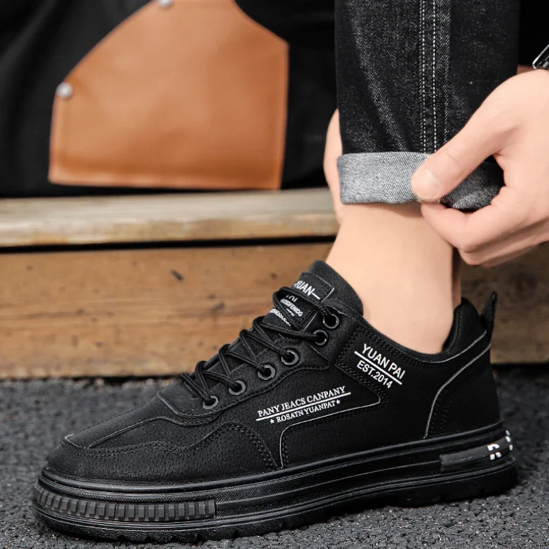 Мужская обувь уличные кроссовки на платформе походная шнуровке модная удобная