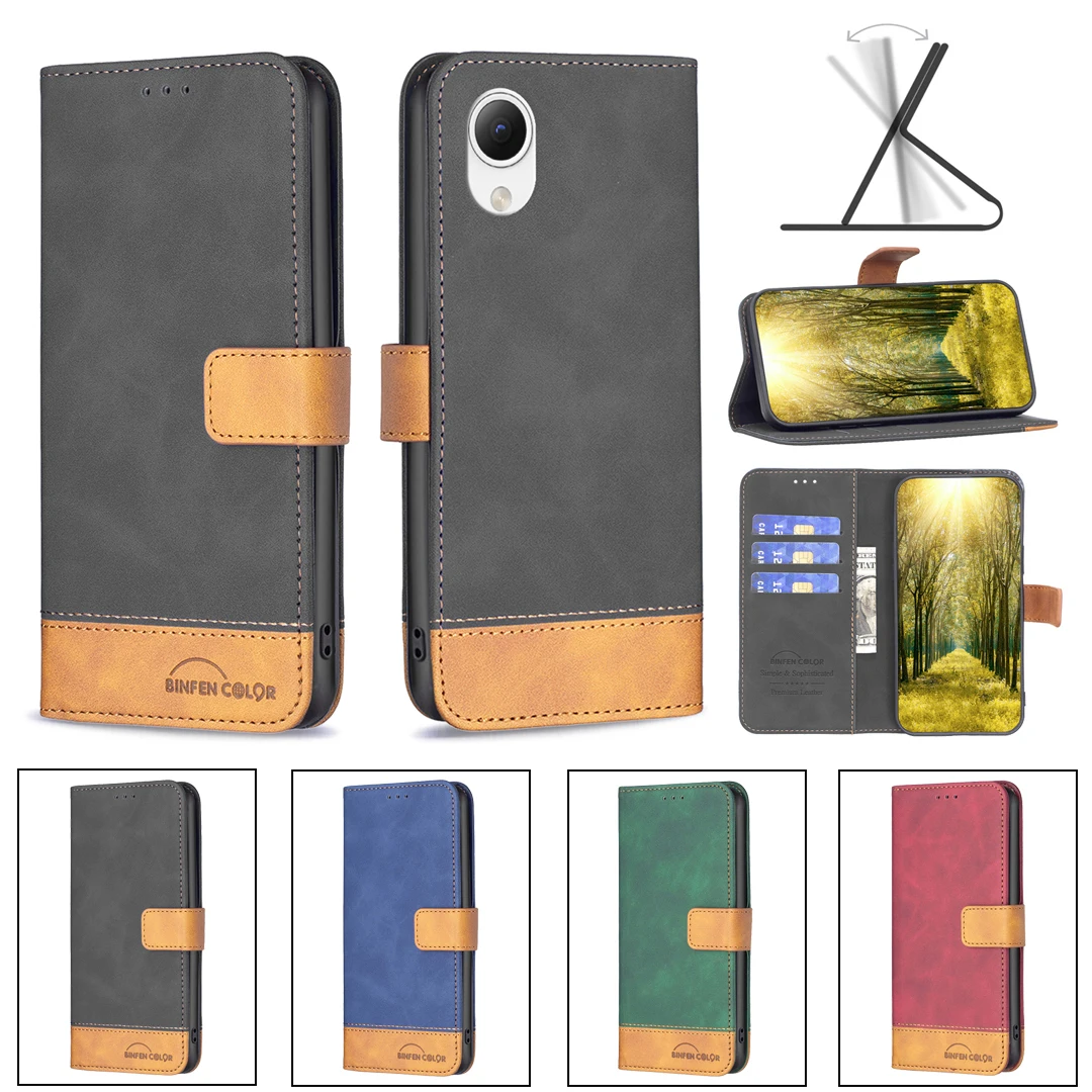 

For Samsung Galaxy S23 S22 S21 Ultra S20FE Leather PU Phone case Shockproof Flip Protective cover For Galaxy A12 A13 A22 A32 5G