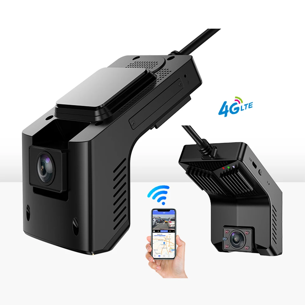 

4G inside cam With Dual Cameras Live Video GPS Tracking WiFi DMS Remote Monitoring Car DVR Camera CMSV6 Fleet management