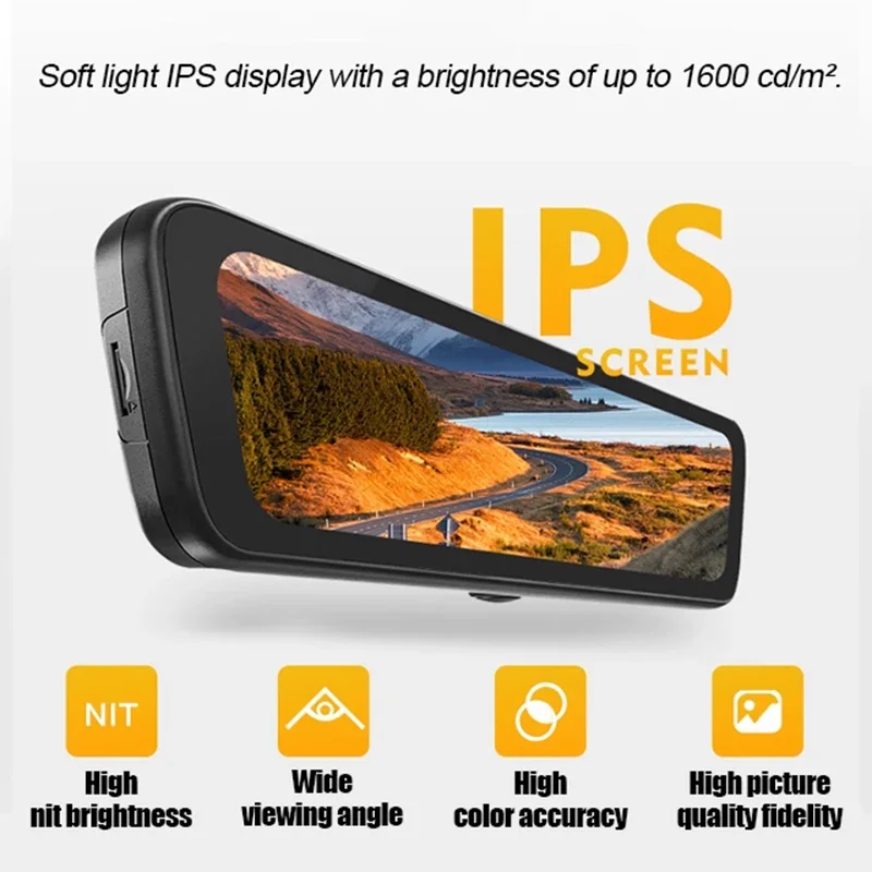 Новый! 8 2-дюймовый автомобильный рекордер 1080P потоковое мультимедиа зеркало