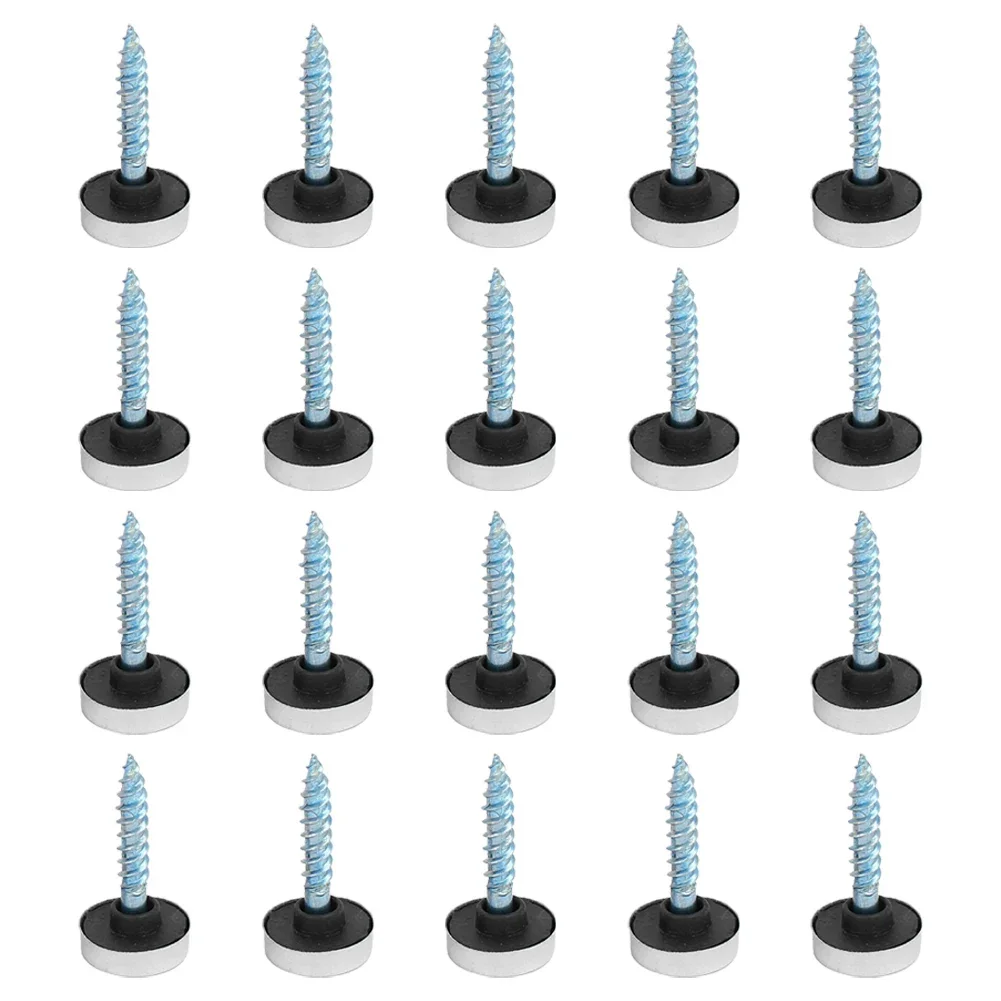 Зеркальные винты 16 мм 20 комплектов гвоздей из нержавеющей стали нескользящие