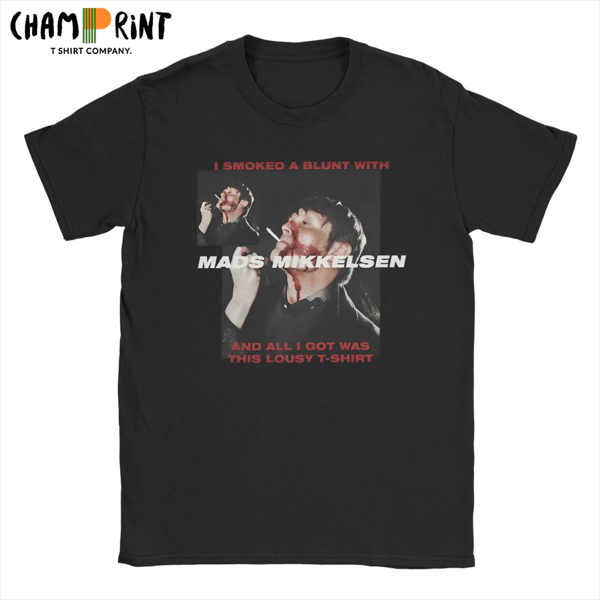 Mads Mikk Ahora Have You Smoked With Our Lord And Savior Today Футболка для мужчин Рубашка из 100% хлопка