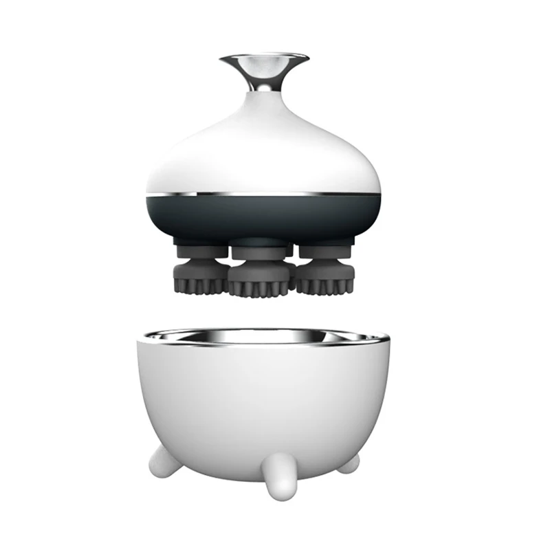 

Electric Scalp Massager, Deeply Tissue Kneading for Scalp Stress Relief, Portable Waterproof Head Scratcher Massager for Hair Ca