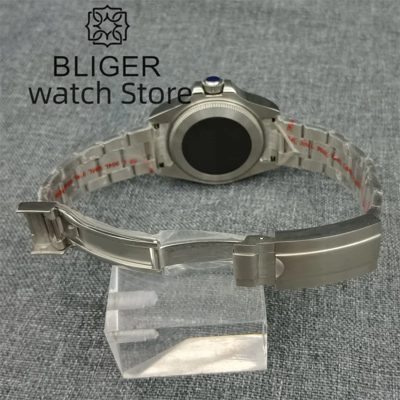 BLIGER 43 мм часы для дайвинга SEA мужчин NH35A автоматические механические наручные с