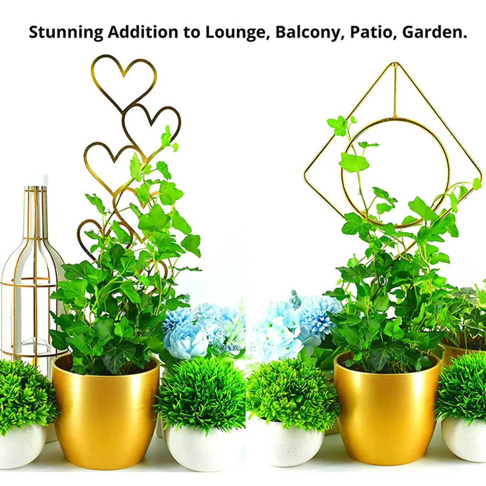 

Plant Climbing Trellis Decorative Trellis Flower Support Holder for Backyard